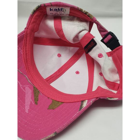 RealTree Pink Camo Kati One Size Fits All Adjustable Flex Strap Strap Hat - Picture 6 of 6